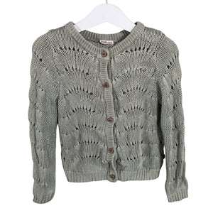 Unisex POMPdeLUX - Cardigan, size 98 - 104 - Green (1)
