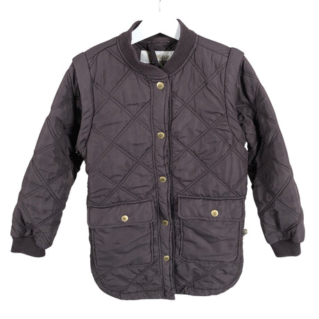 Unisex POMPdeLUX - Quilted jacket, size 122 - 128 - Brown ()