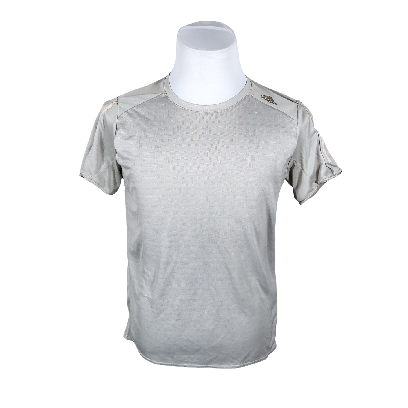 Unisex Adidas - Sports shirt, short sleeve, size M - Beige (1)