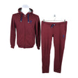 Unisex U.S. Polo Assn. - Sweatshirt and pants set, size S - Wine red ()
