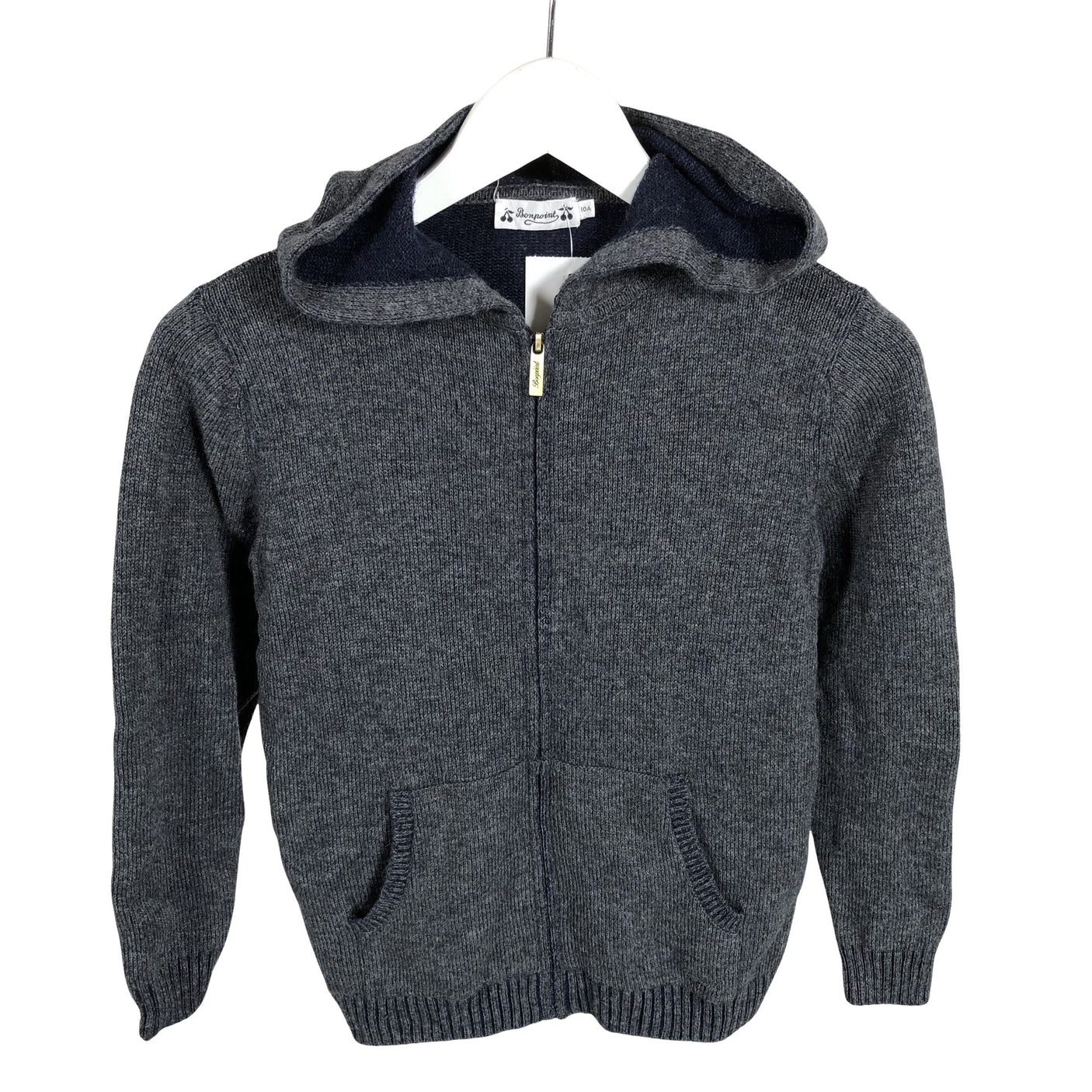 Unisex Bonpoint - Cardigan, size 134 - 140 - Gray (1)