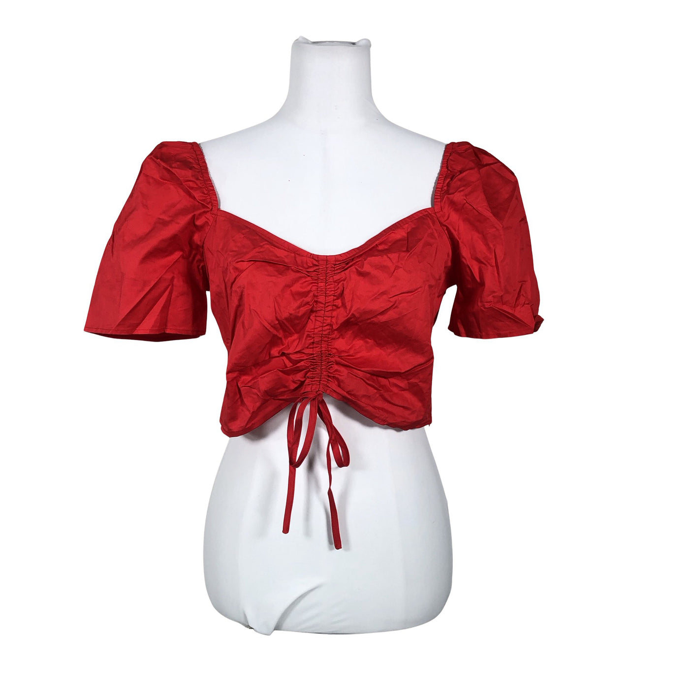 Unisex Glamorous - Short-sleeved blouse, size 40 - Red (1)