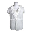 Unisex Voglia - Short-sleeved blouse, size 40 - White ()