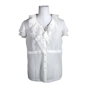 Unisex Voglia - Short-sleeved blouse, size 40 - White (1)