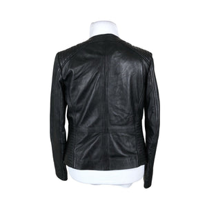 Unisex Saki - Leather jacket, size 44 - Black (2)