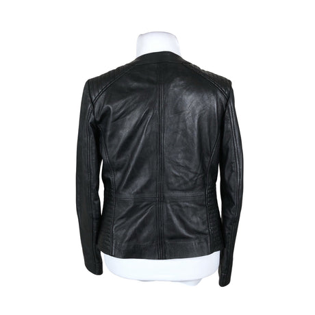 Unisex Saki - Leather jacket, size 44 - Black (2)