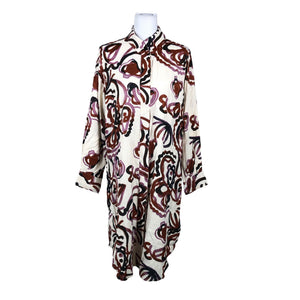 Unisex The Masai - Schiffon dress, size 38 - Natural white (1)