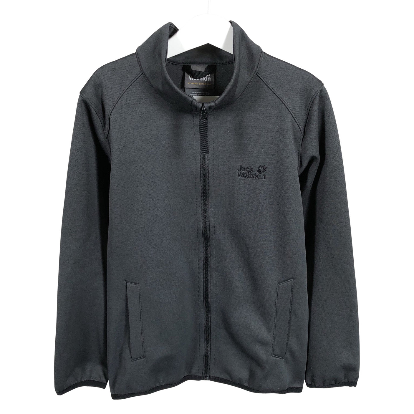 Unisex Jack Wolfskin - Track jacket, size 134 - 140 - Gray (1)