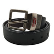 Unisex Levi's - Leather belt, size Ei kokoa - Black ()