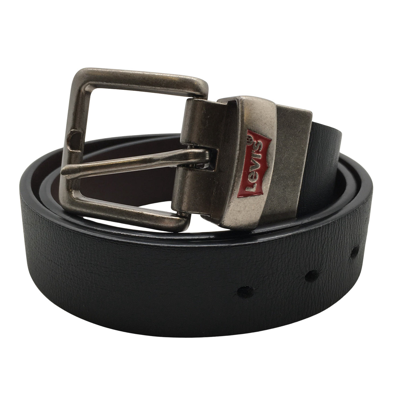 Unisex Levi's - Leather belt, size Ei kokoa - Black (1)