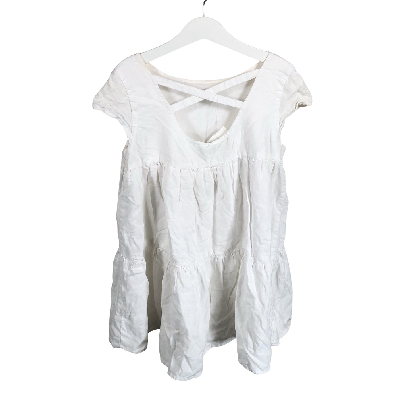 Unisex Benetton - Dress, size 128 - 134 - White (2)