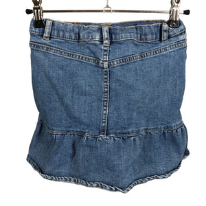 Unisex Lindex - Denim skirt, size 122 - 128 - Blue (2)