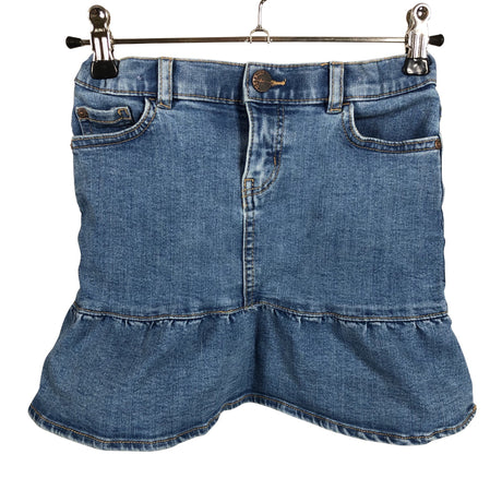 Unisex Lindex - Denim skirt, size 122 - 128 - Blue ()