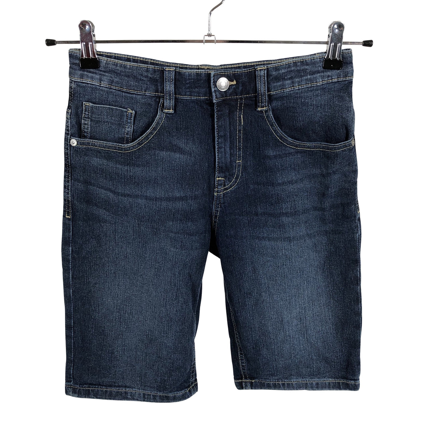 Unisex Benetton - Denim shorts, size 152 - 158 - Blue (1)