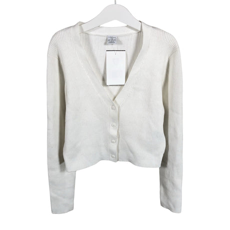 Unisex Lindex - Cardigan, size 134 - 140 - White ()