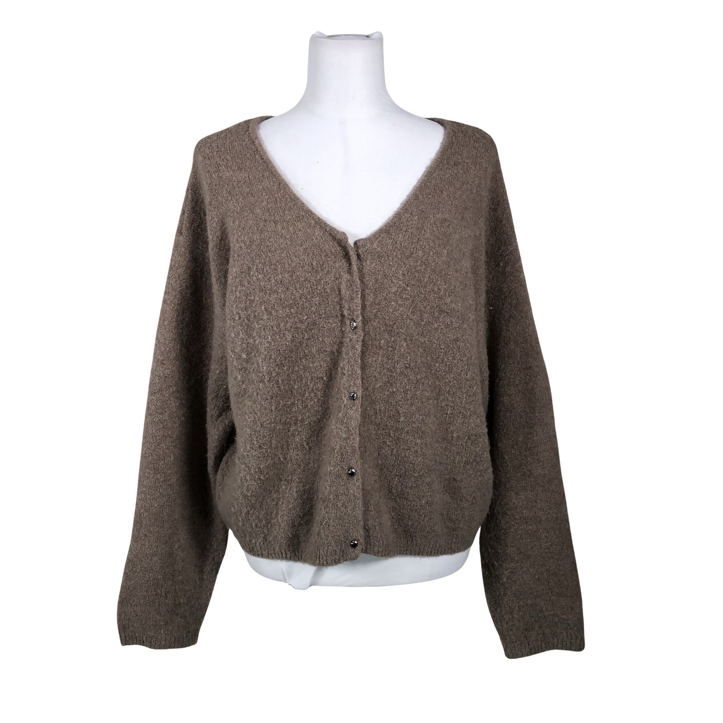 Unisex MSCH Copenhagen - Cardigan, size 40 - Brown (1)