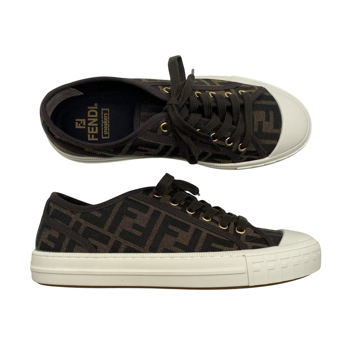 Unisex Fendi - Casual sneakers, size 39 - Brown (1)