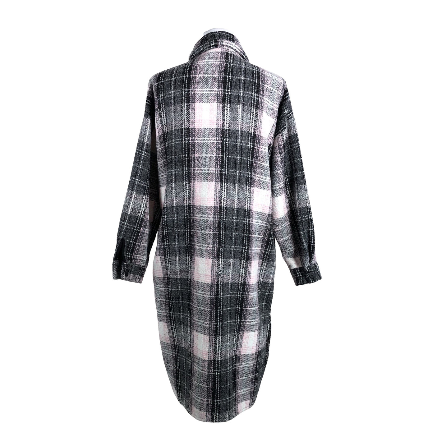 Unisex Ichi - Wool coat, size 38 - Light pink (2)