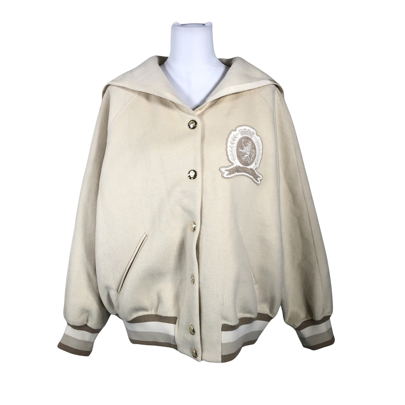 Unisex Tommy Hilfiger - Wool coat, size 40 - Beige (1)