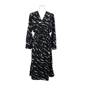 Unisex Free Quent - Schiffon dress, size 36 - Black (1)