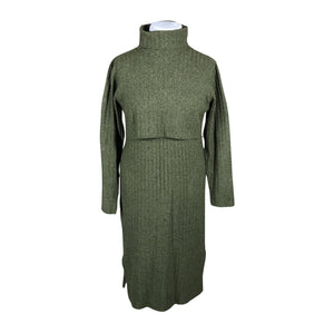 Unisex Mama Licious - Knit dress, size 42 - Green (1)
