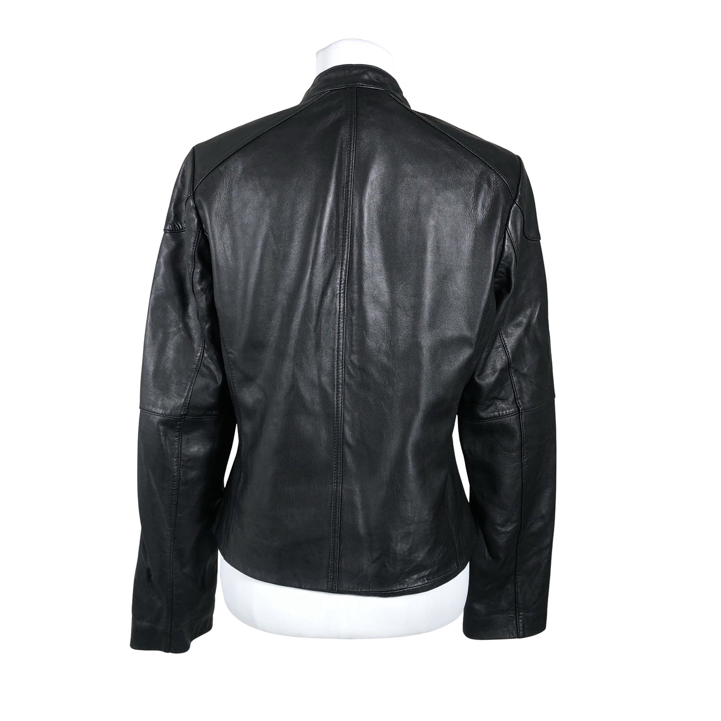Unisex Tommy Hilfiger - Leather jacket, size 38 - Black (3)
