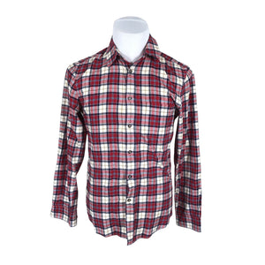 Unisex Benetton - Flannel shirt, size M - Red (1)