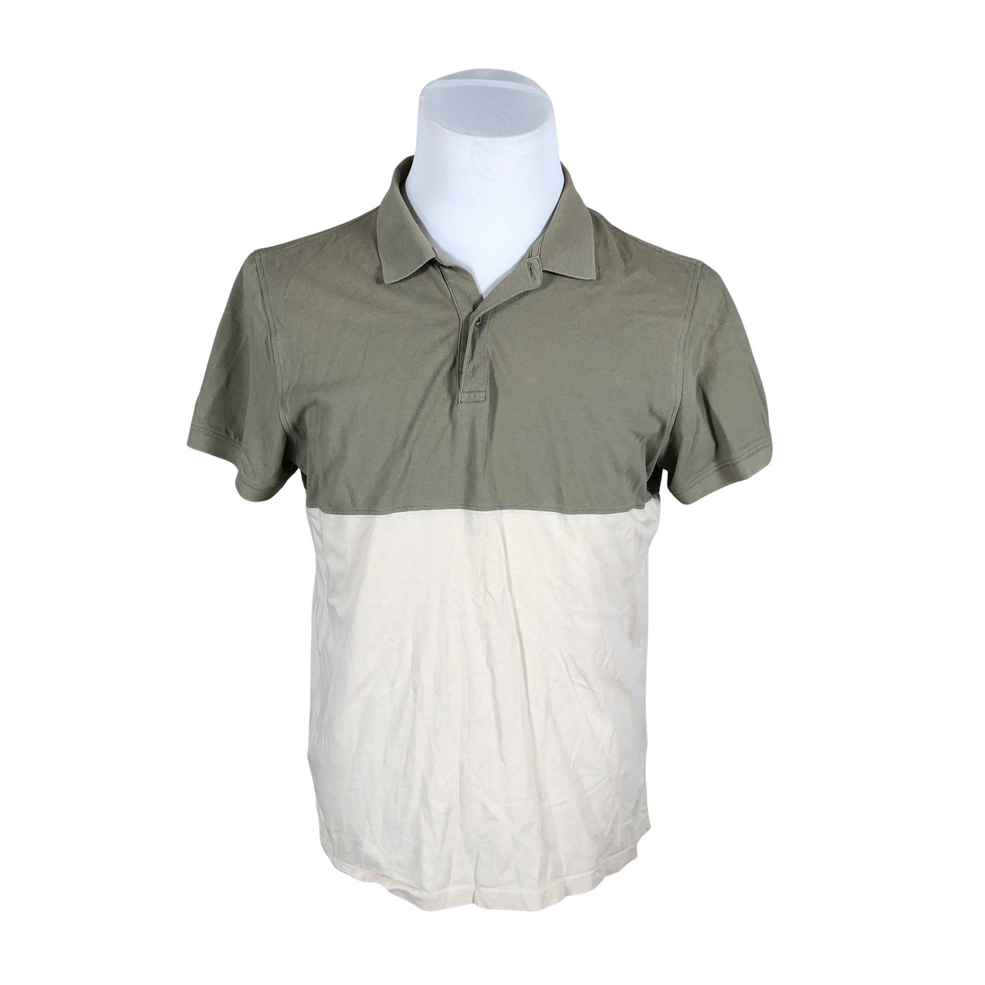 Unisex Massimo Dutti - Polo shirt, size L - Beige (1)