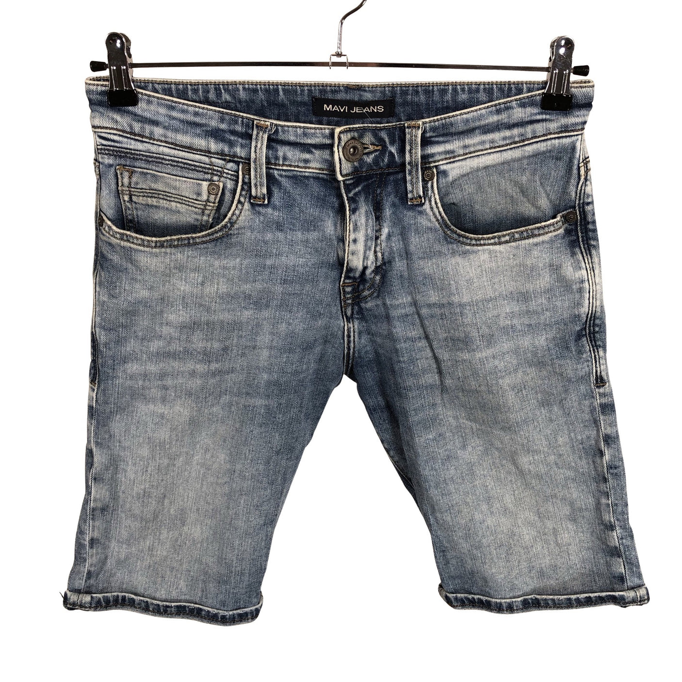 Unisex Mavi - Denim shorts, size S - Light blue (1)
