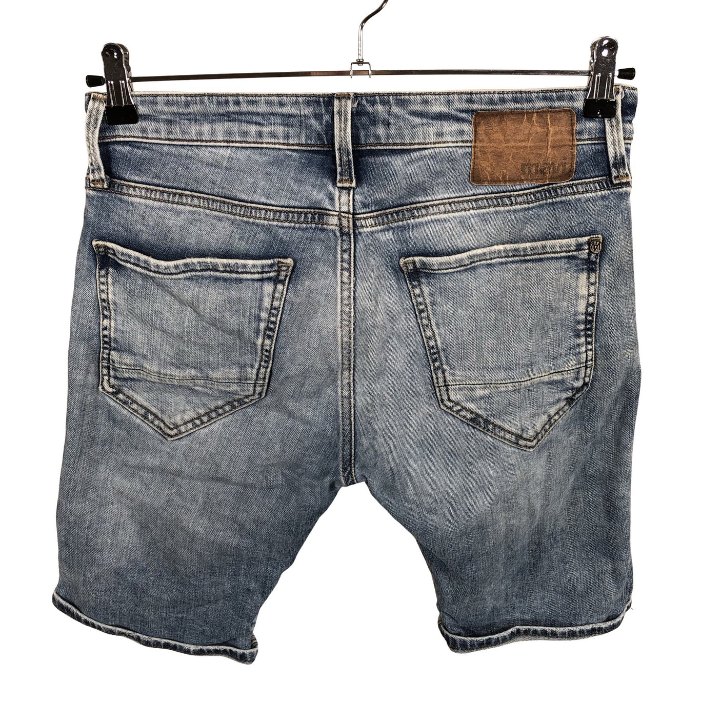 Unisex Mavi - Denim shorts, size S - Light blue (2)