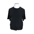 Unisex Stockmann Silk - Short-sleeved blouse, size 42 - Black ()