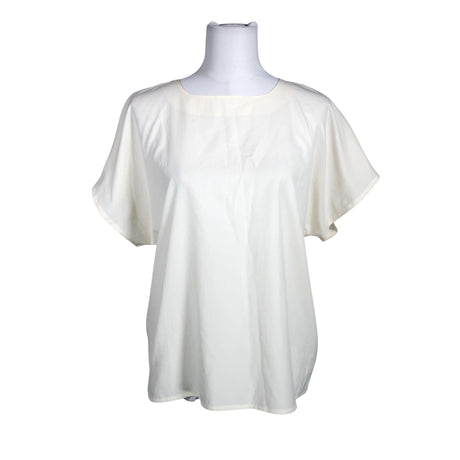 Unisex Brivatar - Short-sleeved blouse, size 36 - Natural white ()