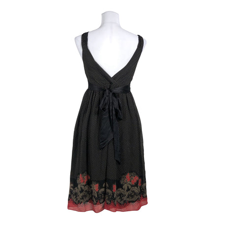 Unisex Ted Baker - Schiffon dress, size 36 - Black (2)