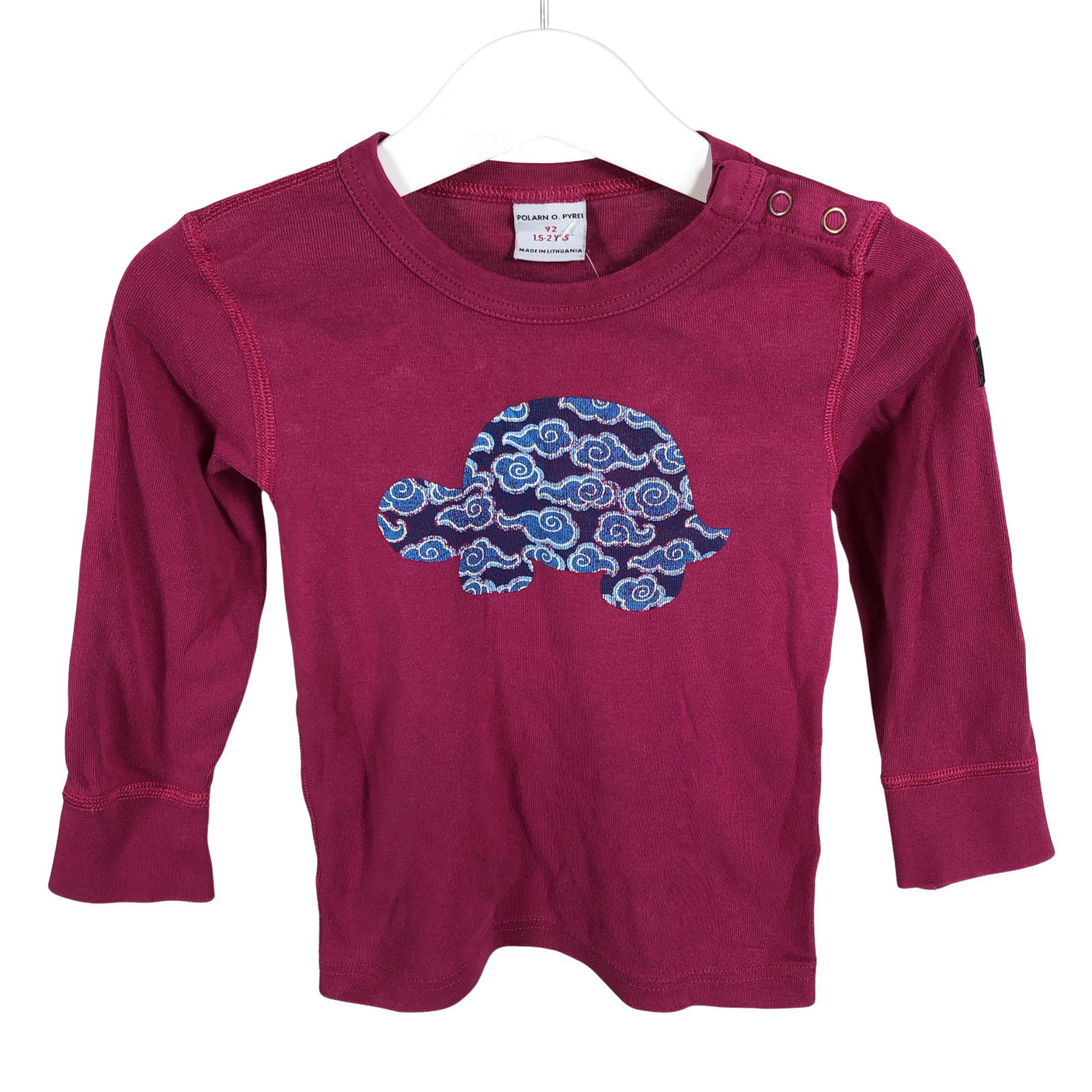 Unisex Polarn O. Pyret - Tricot shirt, size 86 - 92 - Pink (1)