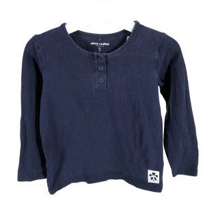 Unisex Mini Rodini - Tricot shirt, size 104 - 110 - Blue (1)