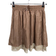 Unisex Just Female - Fabric skirt, size 38 - Brown ()