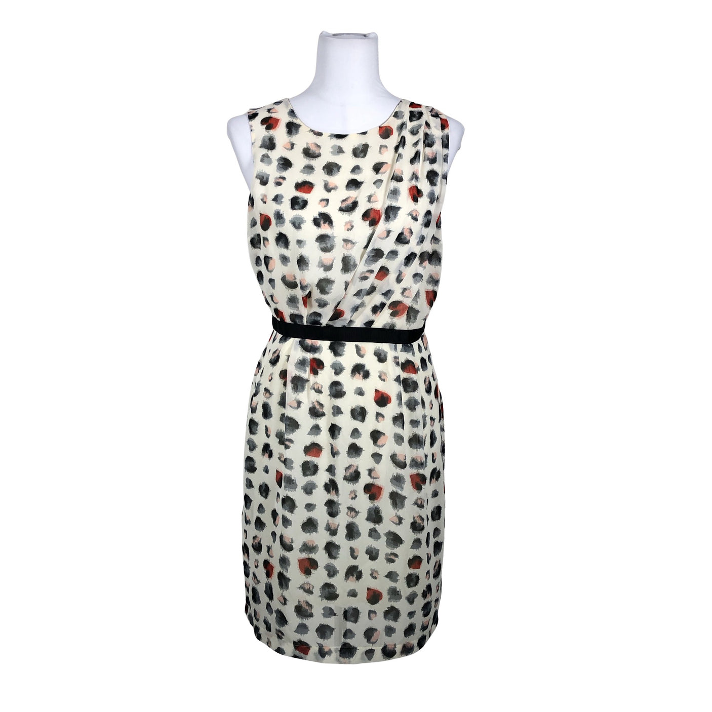 Unisex Topshop - Schiffon dress, size 38 - Natural white (1)
