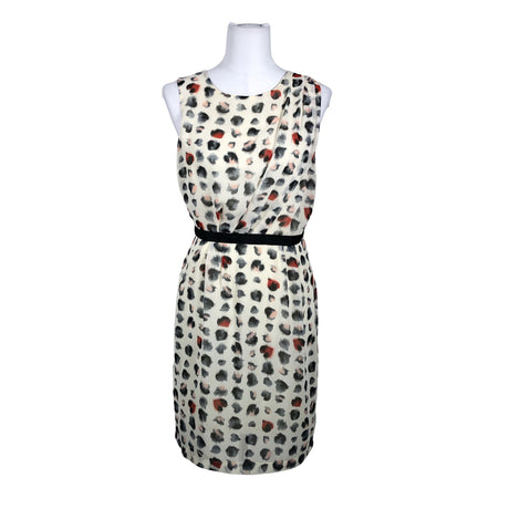 Unisex Topshop - Schiffon dress, size 38 - Natural white ()