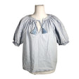 Unisex Jim Thompson - Short-sleeved blouse, size 34 - Light blue ()