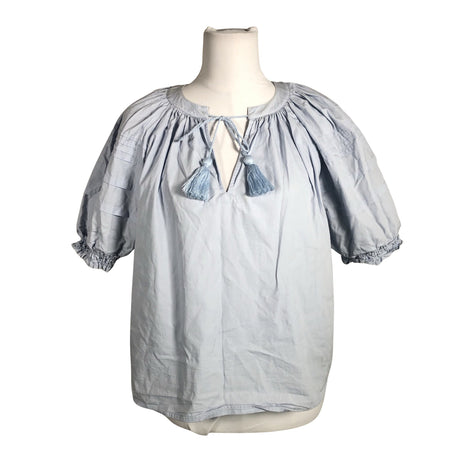 Unisex Jim Thompson - Short-sleeved blouse, size 34 - Light blue ()