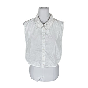 Unisex Zizzi - Collared shirt, size 40 - White (1)