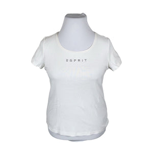 Unisex Esprit - T-shirt, size 42 - White (1)