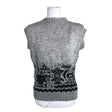 Unisex Handmade - Knit vest, size 38 - Gray ()