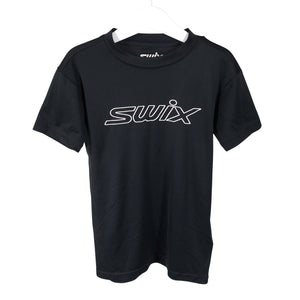 Unisex Swix - Sports shirt, short sleeve, size 134 - 140 - Black (1)