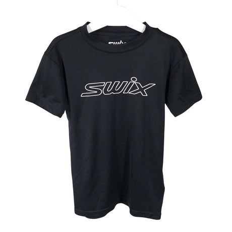 Unisex Swix - Sports shirt, short sleeve, size 134 - 140 - Black ()