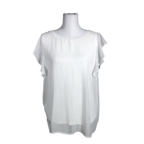 Unisex Soyaconcept - Short-sleeved blouse, size 40 - White ()