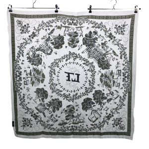Unisex Maison Lecomte Flament - Scarf, size Maxi - White (2)