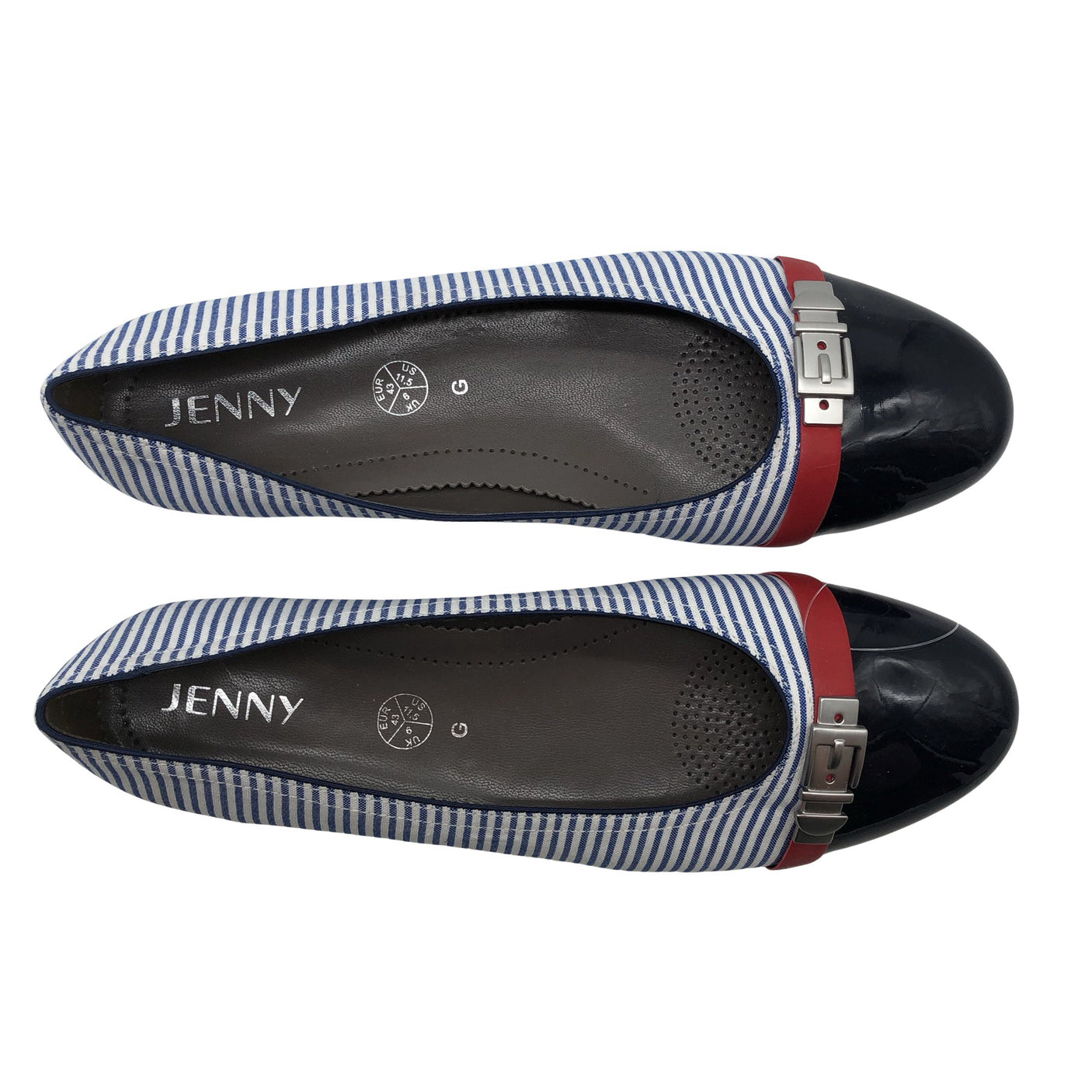 Unisex Jenny - Ballerinas, size 43 - Blue (1)