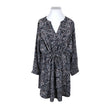 Unisex Zizzi - Schiffon dress, size 54 - Blue ()