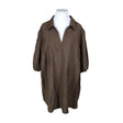 Unisex Zizzi - Tunic, size 54 - Brown ()